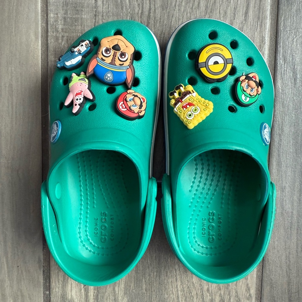CROCS Teal Kids Clogs